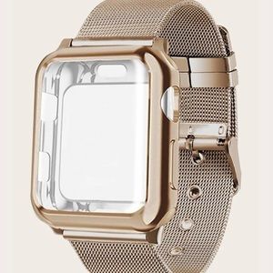 Apple Watch Stainless Steel Watchband & Case in Rose Gold